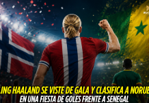 Haaland guía a Noruega a los dieciseisavos Erling Haaland, Selección de Noruega