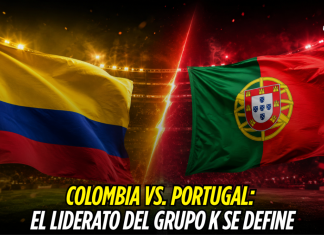 Colombia y Portugal se juegan el liderato del Grupo K Selección Colombia, Selección de Portugal, Mundial 2026