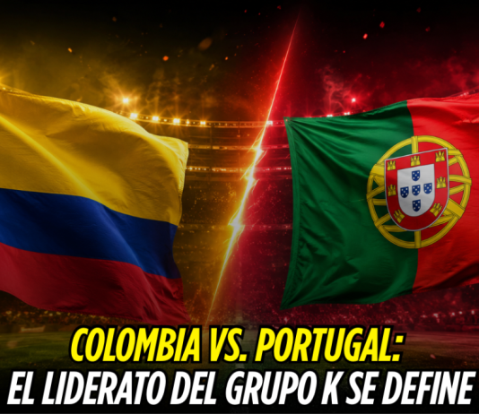 Colombia y Portugal se juegan el liderato del Grupo K Selección Colombia, Selección de Portugal, Mundial 2026