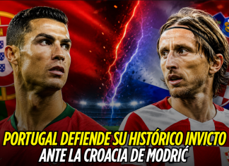 Portugal busca extender su invicto ante Croacia Selección de Portugal, Selección de Croacia, Cristiano Ronaldo, Luka Modrić, Mundial 2026