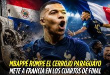 Mbappé guía a Francia a cuartos ante Paraguay Mbappé, Francia