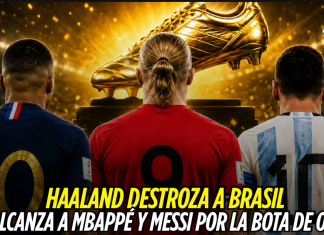 Haaland fulmina a Brasil y va por la Bota de Oro Haaland