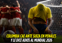 Colombia pierde con Suiza en penales y se despide Selección Colombia, Selección de Suiza, Mundial 2026