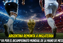 Argentina remonta a Inglaterra y va por el bicampeonato Selección de Argentina, Selección de Inglaterra