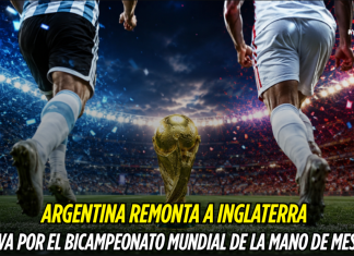 Argentina remonta a Inglaterra y va por el bicampeonato Selección de Argentina, Selección de Inglaterra